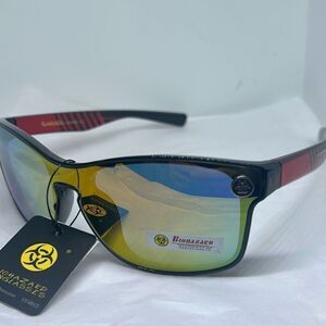 Biohazard Sunglasses Mirrored – Maximum UV Protection